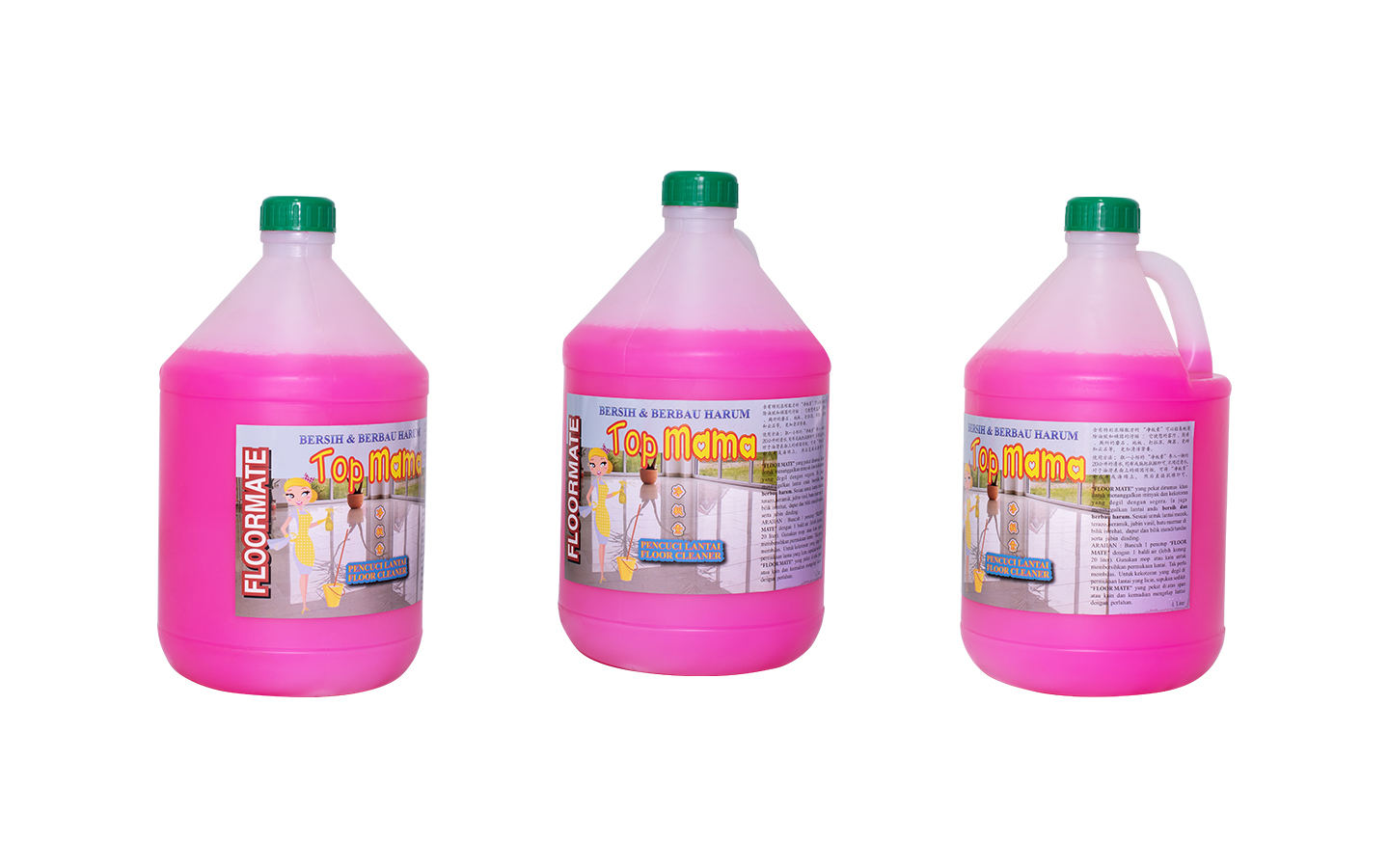 Anti-Bacterial Pink Floor Cleaner - 1L